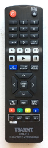 NEW LG Blu-Ray DVD Player Replacement Remote LBD-910 for BP330 BP530 BPM53 - Doug's Dojo