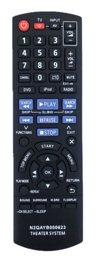 New Panasonic Replacement Remote N2QAYB000623 for Panasonic Home Theater System - Doug's Dojo