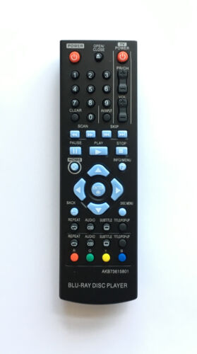 NEW LG Replacement Remote AKB73615801 For LG DVD Blu-ray Player BP200 BP220 - Doug's Dojo