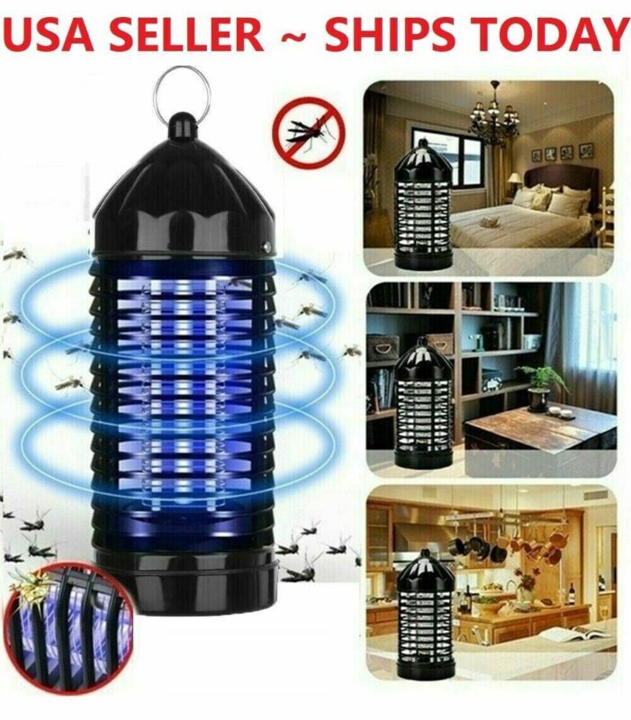 Electric UV Mosquito Killer Lamp Outdoor/Indoor Fly Bug Insect Zapper Trap
