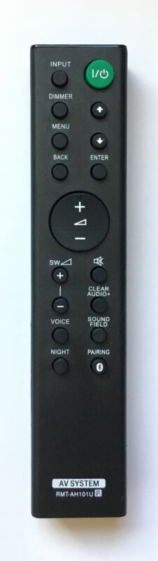 New Sony Replacement Remote RMT-AH101U for Sony Soundbar system HT-CT780 - Doug's Dojo