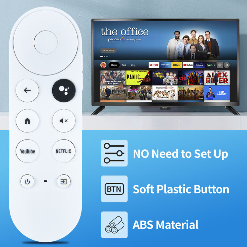 New Replace Remote Control For Chromecast With 4K Google TV Voice Bluetooth IR - Doug's Dojo