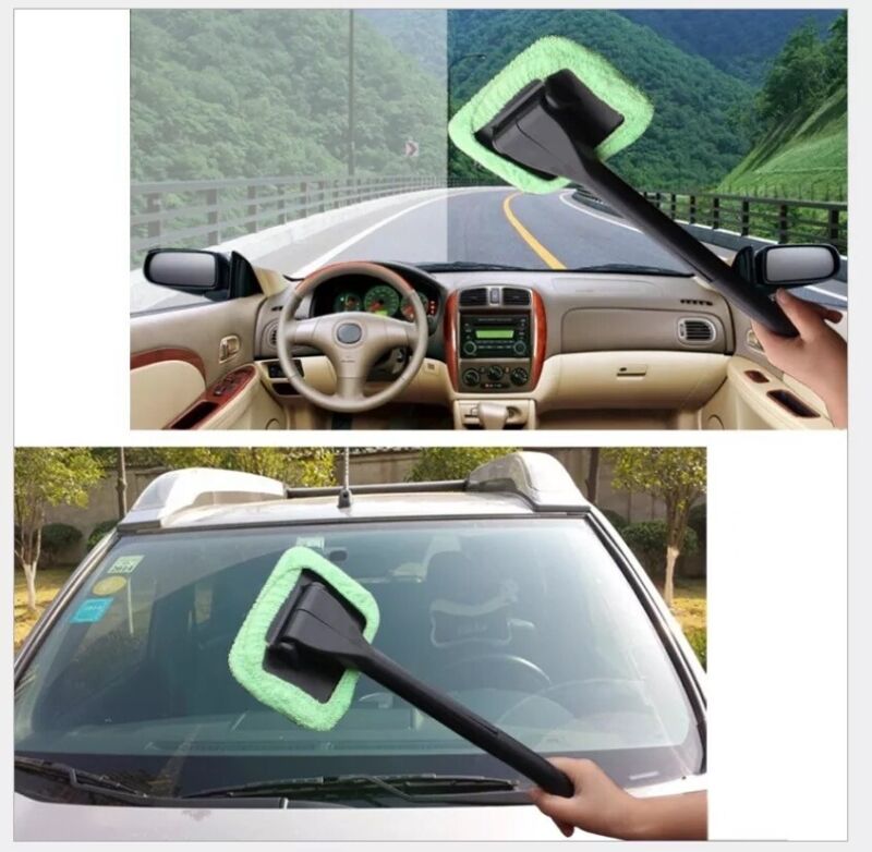 Microfiber Windshield Clean Car Auto Wiper Cleaner Glass Window Tool Brush Kit - Doug's Dojo