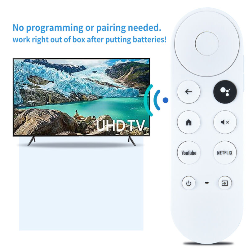 New Replace Remote Control For Chromecast With 4K Google TV Voice Bluetooth IR - Doug's Dojo