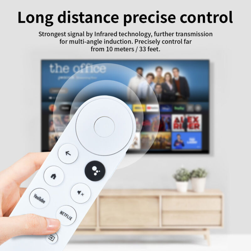 New Replace Remote Control For Chromecast With 4K Google TV Voice Bluetooth IR - Doug's Dojo