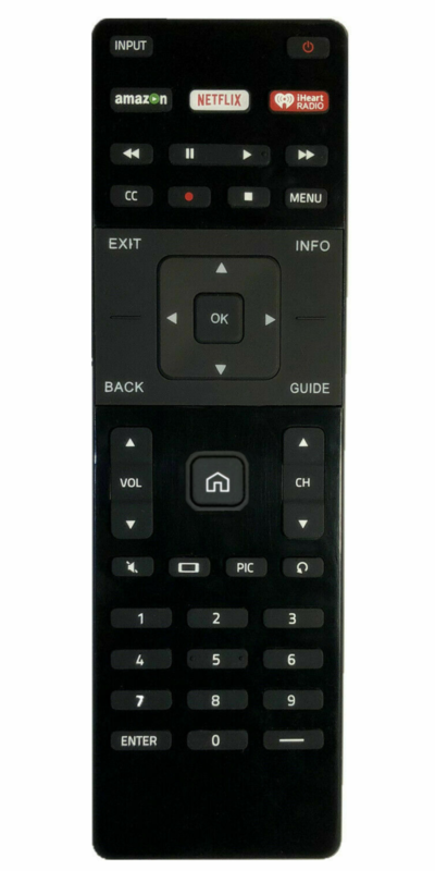XRT122 for Smart TV Vizio Remote Control w Amazon Netflix IHeart Radio APP Key - Doug's Dojo