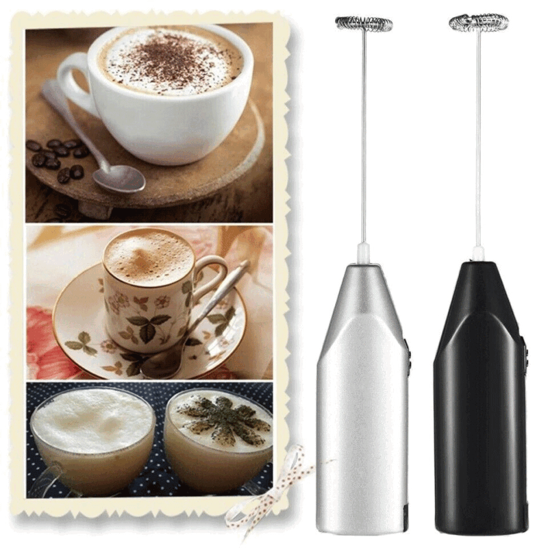 Frother Electric Milk Mixer Drink Foamer Coffee Egg Beater Whisk Latte Stirrer - Doug's Dojo