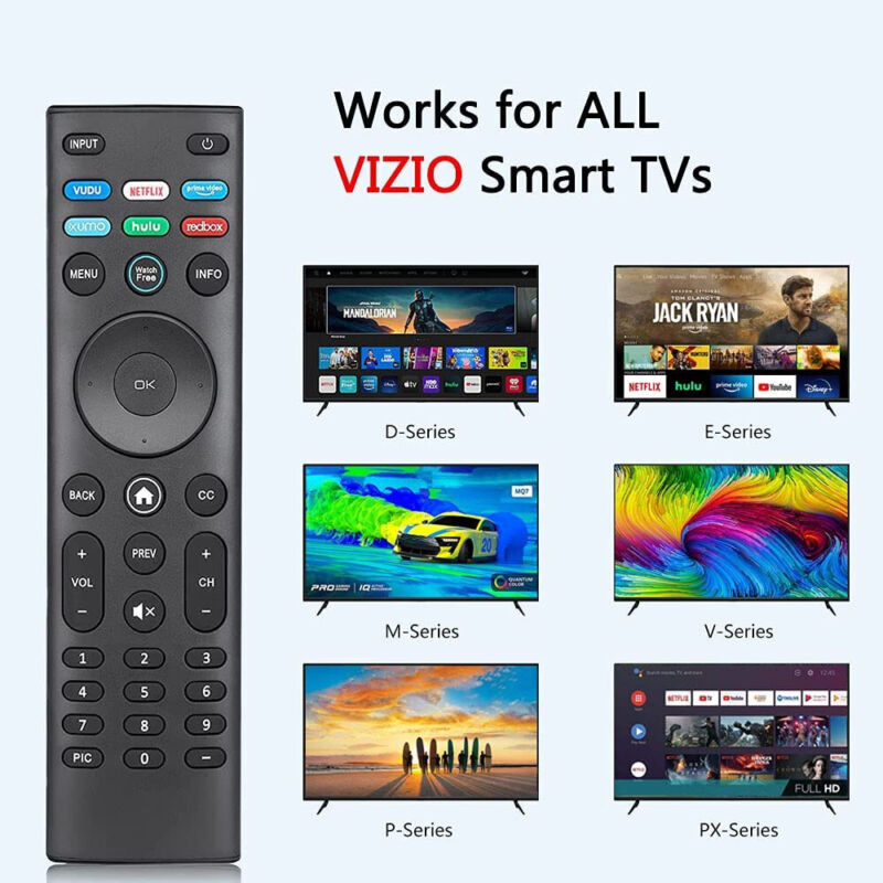 Universal Vizio Remote Control XRT140 fit for Vizio LCD LED Smart TV - Doug's Dojo