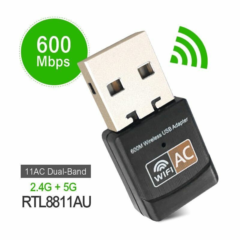 600Mbps Wireless USB Ethernet PC WiFi AC Adapter Lan 802.11 Dual Band 2.4G / 5G - Doug's Dojo