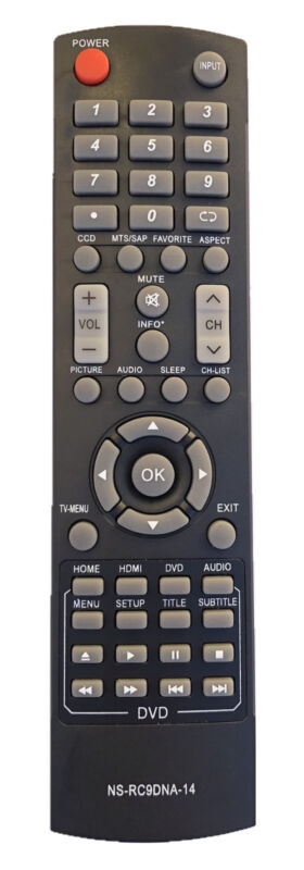 New Combo Remote NS-RC9DNA-14 for Insignia TV DVD NS-28DD310NA15 NS-32DD310NA15 - Doug's Dojo