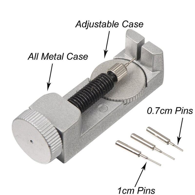 Metal Adjustable Watch Band Strap Bracelet Link Pin Remover Repair Tool Kit Set - Doug's Dojo
