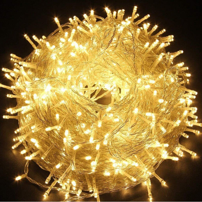 Fairy String Lights 500 LED Christmas Tree Wedding Xmas Party Decor Outdoor USA